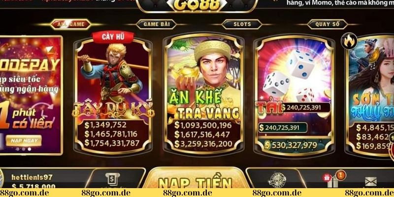 Go88 có giao diện gần gũi thân thiện