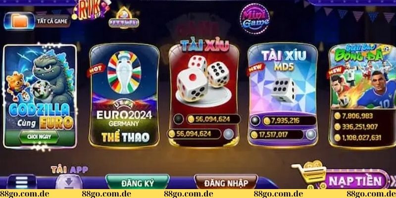 Game Rikvip - Thế giới thu nhỏ cực đáng thử cho tân thủ 2 Rikvip có giao diện bắt mắt